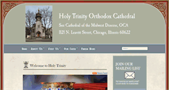 Desktop Screenshot of holytrinitycathedral.net