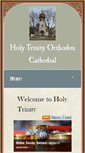 Mobile Screenshot of holytrinitycathedral.net